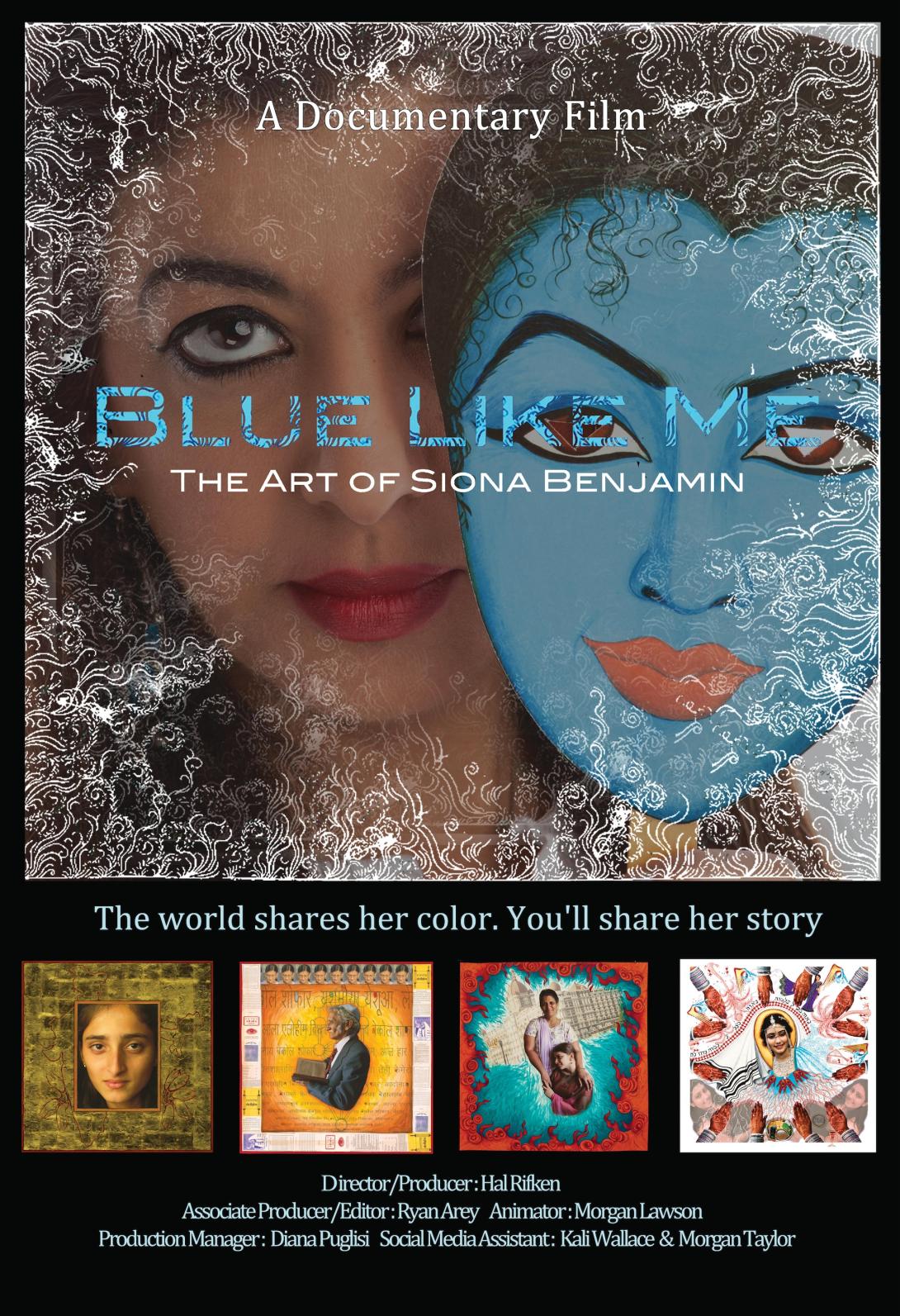 Siona Benjamin Blue Like Me Film Poster