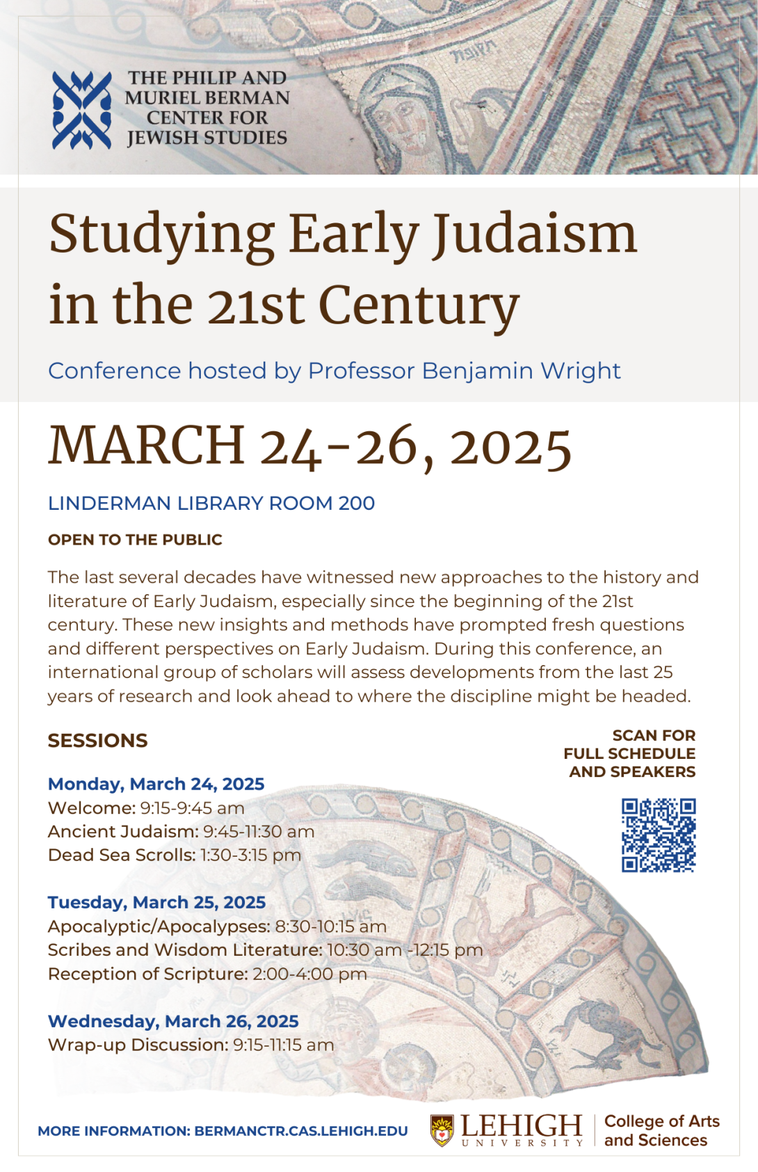 Early Judaism Conference Flyer 2025