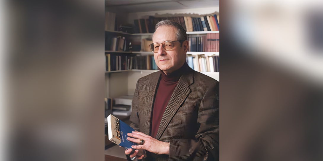 Silberstein portrait holding a book